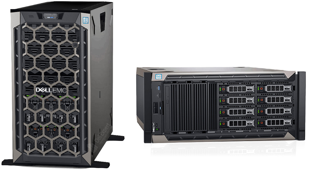 Dell T440 конфигуратор сервер Dell EMC PowerEdge T440 tower servers башенный и в стойку 