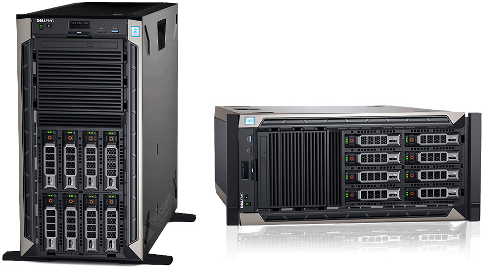 Dell T440 сервер dell emc poweredge t440 tower server в корпусе ПК