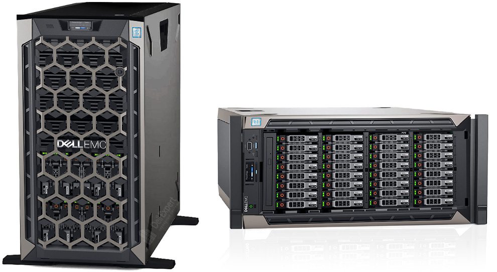 Dell T640 конфигуратор сервер Dell EMC PowerEdge T640 tower servers башенный и в стойку 